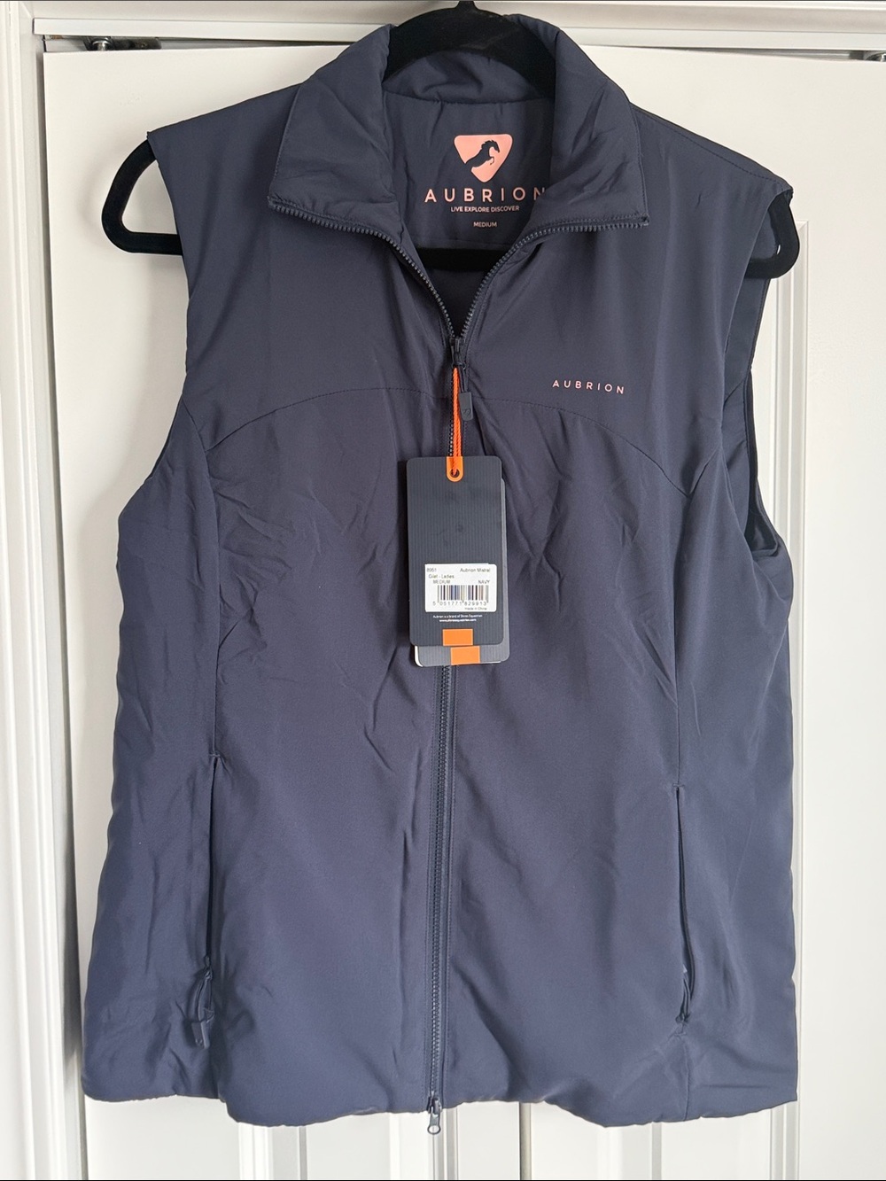 Aubrion ladies medium zip up riding vest
